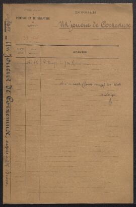 Dossier concernant un tableau attribué à Jan Sanders van Hemessen, Le joueur de cornemuse (inv. 3...