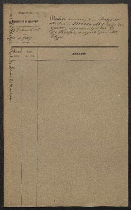 Dossier concernant un Portrait de Louis de Nassau attribué à Miereveld conservé dans l’atelier de...