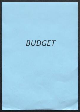 Dossier concernant le budget et la comptabilité pour l’Exercice 1877.
