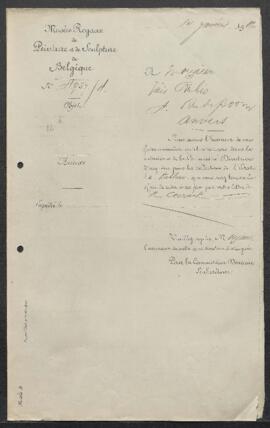 Dossier concernant un tableau de Pieter Paul Rubens, Marie Madeleine lavant les pieds du Christ, ...