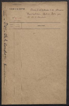Dossier concernant un tableau d’Alfred Stevens, Fleurs d’automne (inv. 3526), offert en don au Mu...