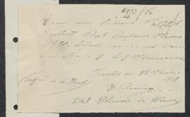 Dossier concernant le Porte-drapeau de Fleurus en 1830, tableau attribué à Jean de la Hoese, offe...