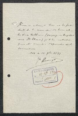 Dossier concernant un Paysage par Hobbema et un Paysage par Ruysdael, offerts en vente par Mr De ...