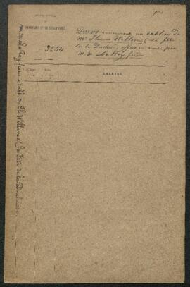 Dossier concernant un tableau de Florent Willems, La fête chez la duchesse (inv. 3257), acquis de...