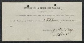 Dossier concernant trois tableaux, de Teniers le Jeune et Netscher, offerts en vente par Mr J. No...