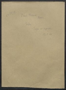 Dossier concernant Faune et nymphe, tableau de Charles Eisen, offert en vente par Paul Krause (Al...