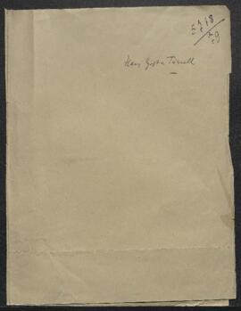 Dossier concernant la demande de Hans-Gösta Törnell (Suède, Norrköping) désirant des reproduction...