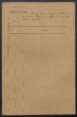 Dossier concernant un tableau de Adriaen Brouwer représentant Deux figures, offert en vente par M...