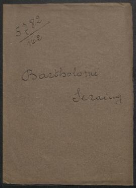 Dossier concernant une Descente de croix, tableau signé F. Barocci et une Mise au tombeau de Pete...