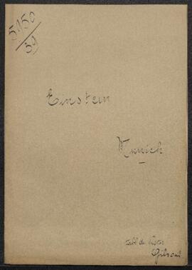 Dossier concernant un Paysage, tableau de Victor Gilsoul, offert en vente par Mr Theodor Einstein...