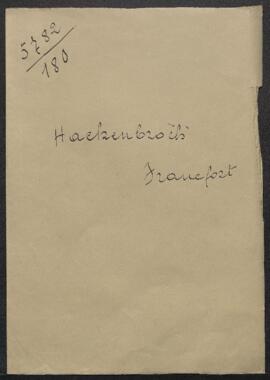 Dossier concernant différents Portraits de Hendrik Berchman, Raeburn [prénom?] et [Peter Paul] Ru...