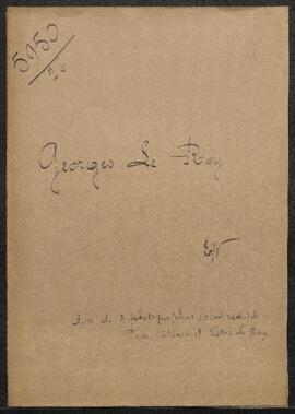 Dossier concernant un cadre contenant les photographies de portraits (d’après tableaux et dessins...