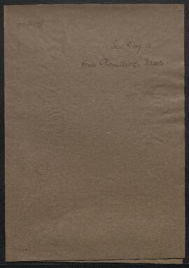 Lettre du marchand de tableaux Arthur Le Roy (Bruxelles) informant que le paiement d’acquisitions...