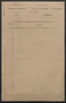Dossier concernant l’acquisition pour les collections photographiques du Musée de la reproduction...