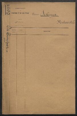 Dossier concernant deux tableaux offerts en vente par Mr [Jos.] De Kuyper, directeur général du R...