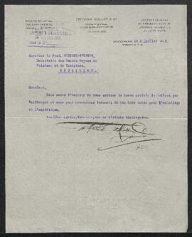 Dossier concernant un Paysage, tableau de [prénom?] Knibbergen, offert en vente par Frederik Mull...