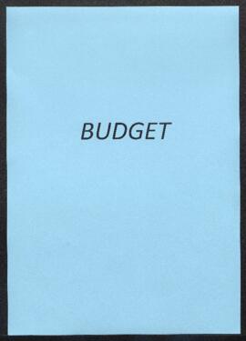 Dossier concernant le budget et la comptabilité de l’Exercice 1871.