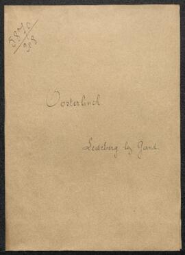 Dossier concernant une collection de gravures offertes en vente par Mr J. Oosterlinck (Ledeberg). — Sans suite.