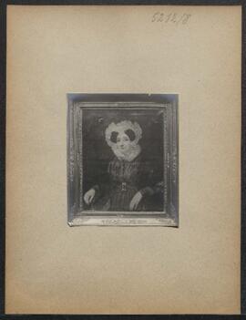 Dossier concernant un Portrait d'homme et un Portrait de femme, tableaux par Antoine Wiertz, offe...