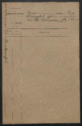 Dossier concernant un tableau de P. Breughel offert en vente par Chas Neuman fils (France, Paris ...