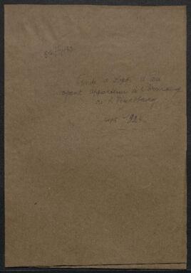 Dossier concernant la demande de renseignements du Musée à l’Ambassade de Belgique à Londres sur les rumeurs d’une vente d’objets d’art appartenant au Musée de l’Ermitage (Russie, Saint-Pétersbourg).