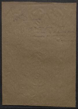 Lettre du Musée adressée à Mr Fourneau (Renaix) lui signalant que l’offre de vente de son piano «...