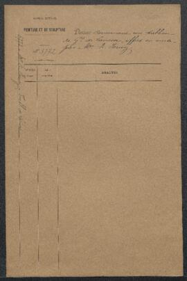 Dossier concernant un tableau de Gérard de Lairesse (sujet non mentionné), offert en vente par Er...