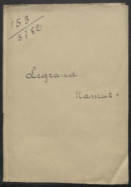 Dossier concernant une demande de renseignements de Mr Legrand (Namur) relative au peintre David ...