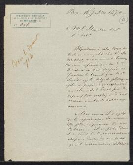 Dossier concernant diverses demandes d’autorisation de photographier des tableaux du Musée. — Dem...