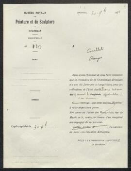 Dossier concernant Marche vers le calvaire avec l’épisode de Véronique, tableau de Catherine van ...