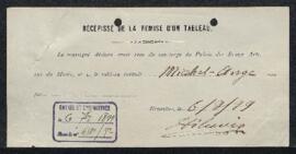 Dossier concernant un Autoportrait, tableau de Michel Ange, offert en vente par Mr Diluvig (Bruxe...