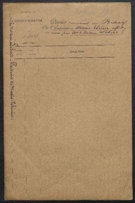 Dossier concernant un Portrait de l’Impératrice Marie-Thérèse provenant de l’abbaye d’Heylissem, ...