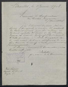 Lettre concernant le Portrait du peintre [Alexandre] Cabanel par lui-même, offert en vente par Mr...
