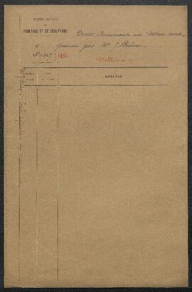 Dossier concernant une Nature morte aux fruits de l’école hollandaise par Martinus Nellius (inv. ...