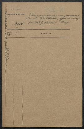 Dossier concernant un Portrait d’homme par Liévin De Winne, offert en vente par Mr C. Geeraert (B...