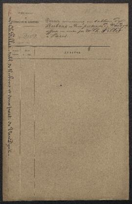 Dossier concernant un tableau de Rubens et deux de Van Dyck, offerts en vente par Mr Ch[arles] Pi...
