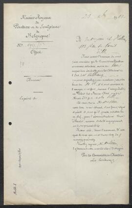 Dossier concernant un Intérieur d’alchimiste tableau attribué à Mathieu van Helmont, un Intérieur...