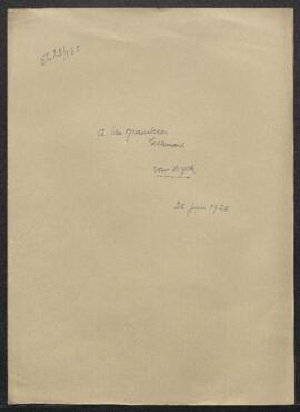 Dossier concernant un Christ en croix tableau de Antoon van Dijck, offert en vente par Arthur van...