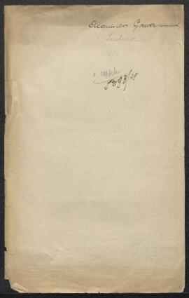 Dossier concernant un tableau de [Paul ?] Leduc soumis à l'examen du Musée par le Département. — ...