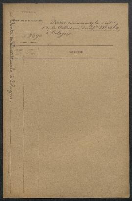 Dossier concernant la vente, à Cologne, de la collection du Dr Merlo (Cologne, 9 décembre 1891). ...