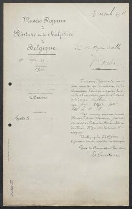 Dossier concernant un tableau de Jan Wildens, Paysage, offert en vente par Charles Müller (Scaarb...