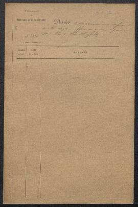 Dossier concernant un dessin de H[enri] Leys représentant la Tête de Méphisto, offert en vente pa...