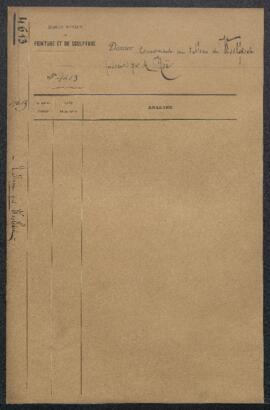 Dossier concernant un tableau de Victor Wolfvoet (sujet non mentionné), offert en vente par Mr Ch...