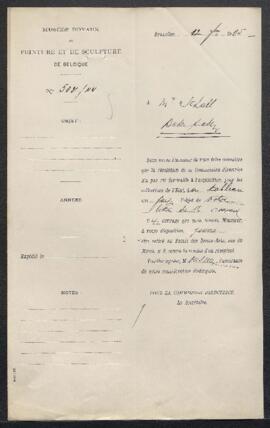 Dossier concernant un Paysage tableau attribué à Phillips Konink, offert en vente par Mr Schall (...