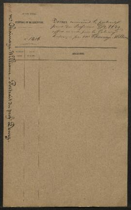 Dossier concernant le Portrait du professeur Dewez, ancien secrétaire perpétuel de l’Académie att...
