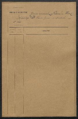 Dossier concernant un Portrait par Wiertz, offert en vente par Mme Vanden Eynde (Machelen) et sou...