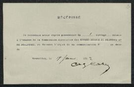 Dossier concernant Le portrait de Ferdinand van Boisschat seigneur de Saventhem, tableau de [Anto...