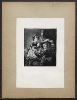Dossier concernant un Feuerbach, tableau de Rembrandt van Rijn, offert en vente par Mr Walther (A...