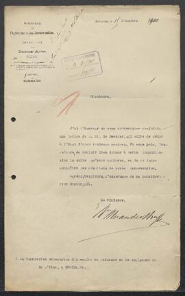 Dossier concernant des tableaux anciens,auteurs et sujets non spécifiés, offerts en vente par Mr ...