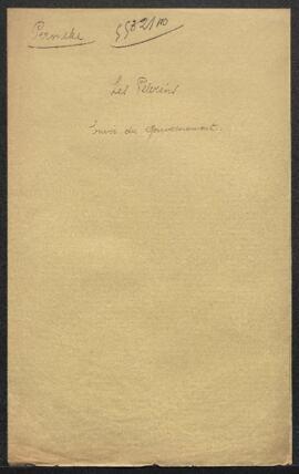 Dossier concernant Les Pélerins, tableau de Constant Permeke, proposé par le gouvernement. — Sans...
